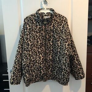 Euro Joy Animal Print Jacket Size L